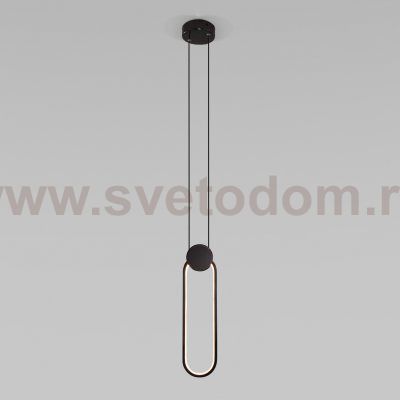 Подвесной светодиодный светильник 50218/1 LED черный жемчуг Eurosvet Style
