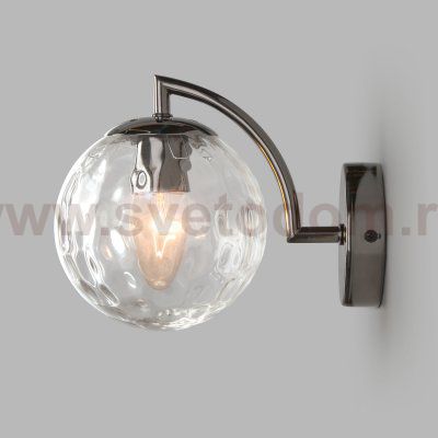 Настенный светильник с плафоном 30178/1 черный жемчуг Eurosvet Eden