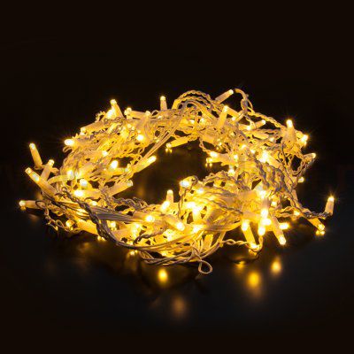 Праздничная гирлянда бахрома теплый белый 3*0,6 м IP65 100-101 Eurosvet