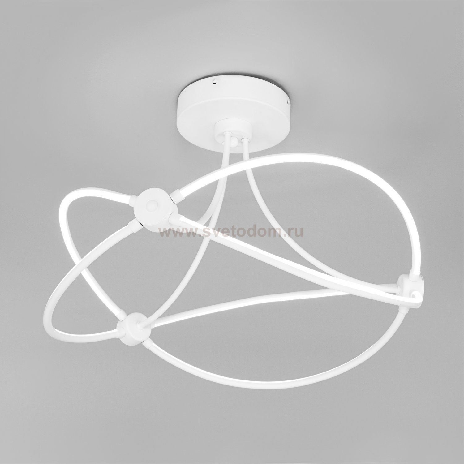 Современный светильник Eurosvet 90246/6 белый Smart Petto