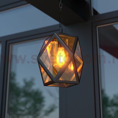 Ambra H Уличный подвесной светильник IP33 35133/H черный Elektrostandard