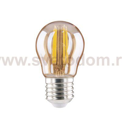 Филаментная светодиодная лампа Mini Classic 6W 6500K E27 (G45 тонированный) BLE2758 Elektrostandard