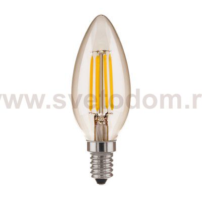 Филаментная светодиодная лампа Свеча F 9W 6500K E27 (C35 прозрачный) BLE2759 Elektrostandard