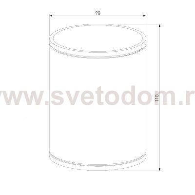Уличный потолочный светильник Light LED 2103 IP65 35131/H черный Elektrostandard