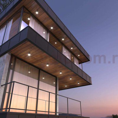 Уличный потолочный светильник Light LED 2104 IP54 35130/H серый Elektrostandard