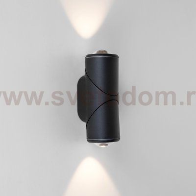 Уличный настенный светодиодный светильник GIRA D LED IP65 35127/D черный Elektrostandard