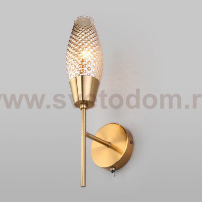 Настенный светильник бра Eurosvet 60140/1 золото Thalia