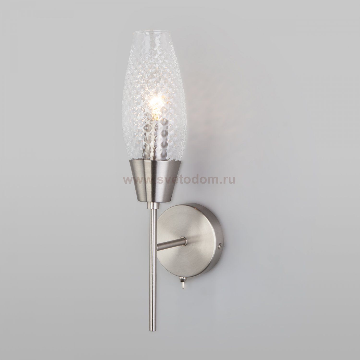 Настенный светильник бра Eurosvet 60140/1 сатин-никель Thalia