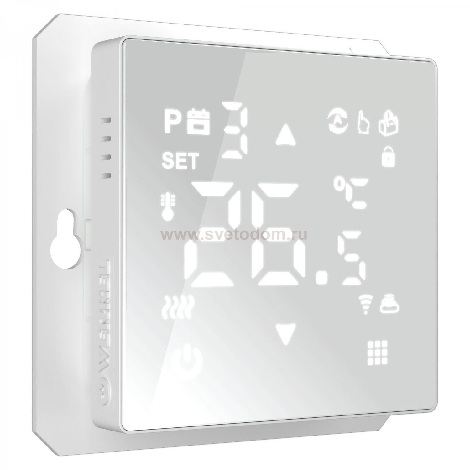 Сенсорный терморегулятор  для теплого пола Wi-Fi (белый) Werkel W1151201