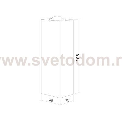 Настенный светодиодный светильник Petite LED 40110/LED белый Elektrostandard