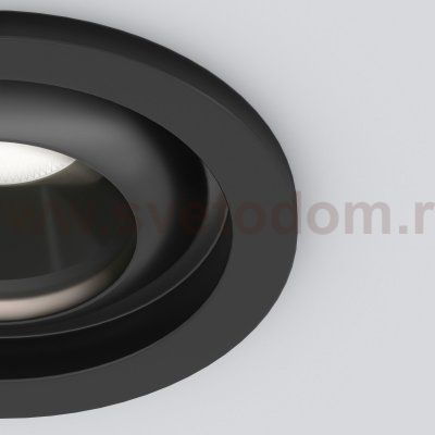 Встраиваемый точечный светодиодный светильник 25022/LED 5W 4200K BK черный Elektrostandard