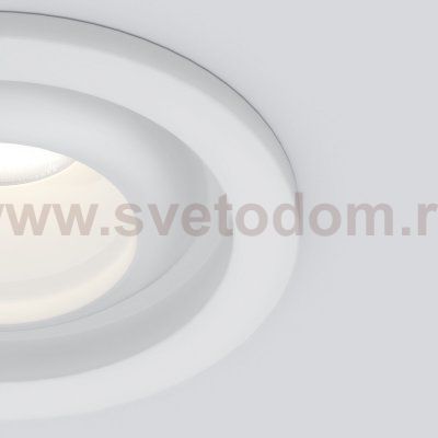 Встраиваемый точечный светодиодный светильник 25022/LED 5W 4200K WH белый Elektrostandard