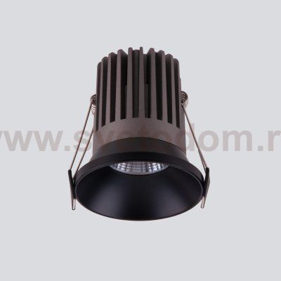 Встраиваемый точечный светодиодный светильник 25026/LED 7W 4200K BK черный Elektrostandard