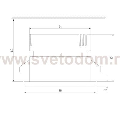 Встраиваемый точечный светодиодный светильник 25026/LED 7W 4200K BK черный Elektrostandard