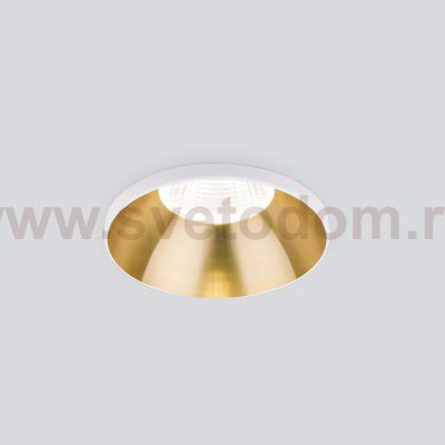 Встраиваемый точечный светодиодный светильник 25026/LED 7W 4200K SB бронза Elektrostandard