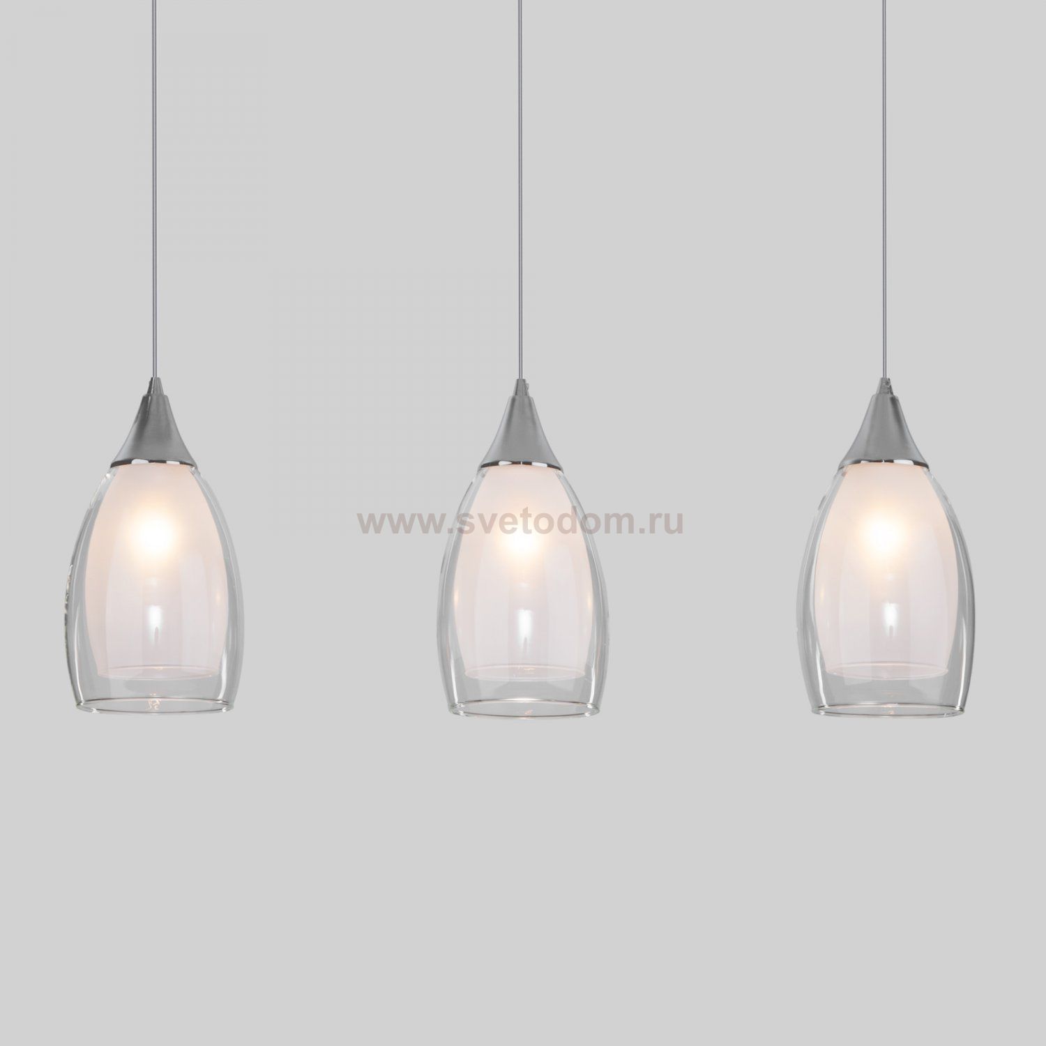 Подвесной светильник Eurosvet 50285/3 хром Cosmic