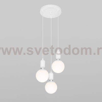 Подвесной светильник Eurosvet 50151/3 белый Bubble