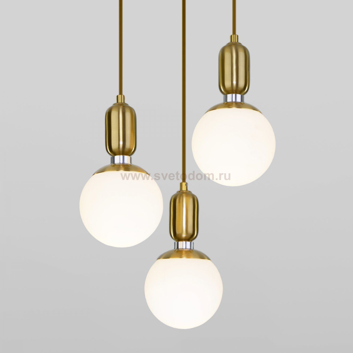 Люстра Eurosvet 50151/3 латунь Bubble