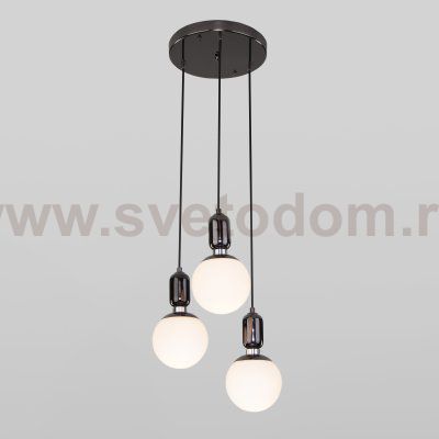 Люстра Eurosvet 50151/3 черный жемчуг Bubble