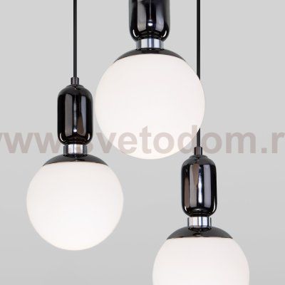 Люстра Eurosvet 50151/3 черный жемчуг Bubble