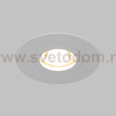 Встраиваемый точечный светильник белый 25001/01 Elektrostandard