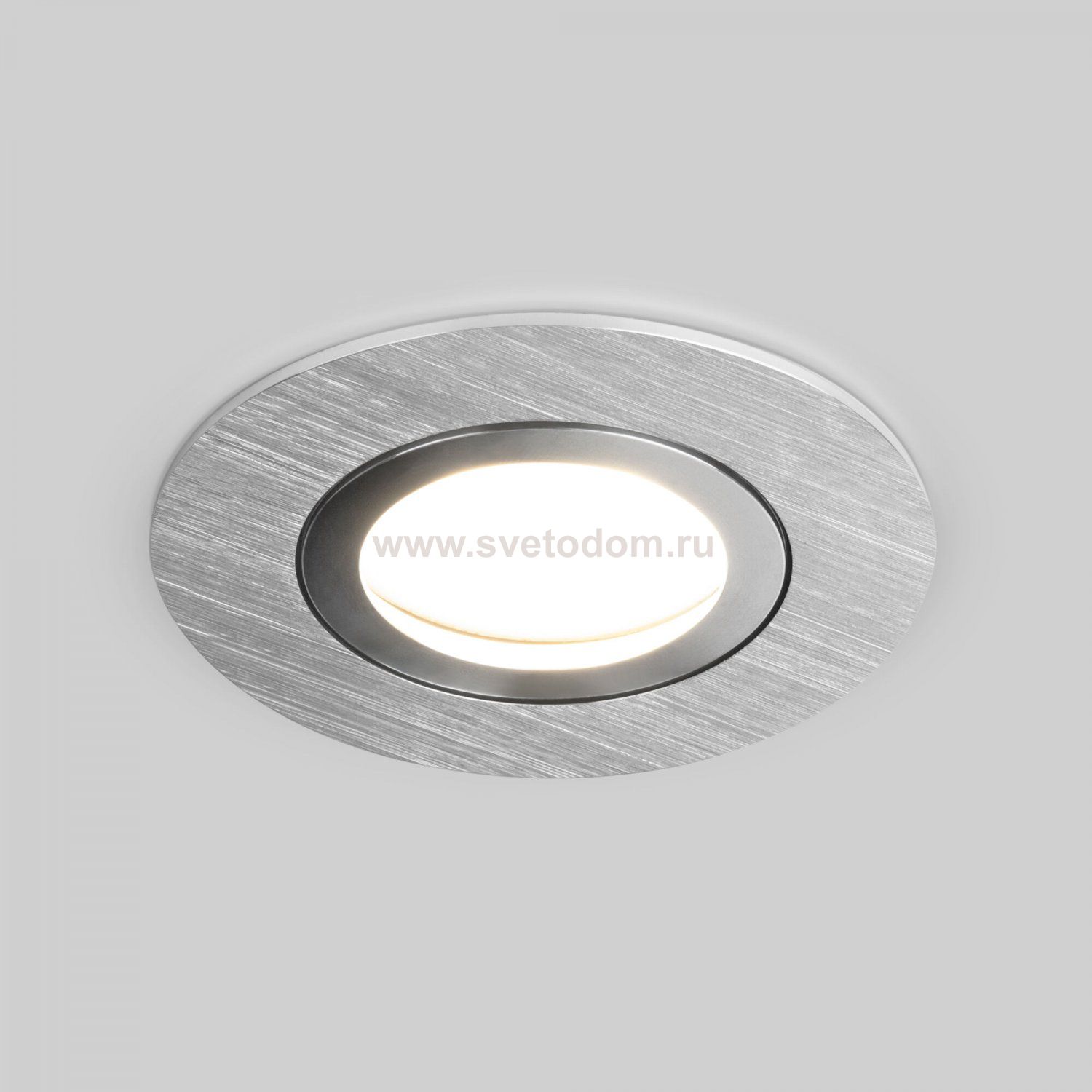 Встраиваемый точечный светильник хром 25001/01 Elektrostandard