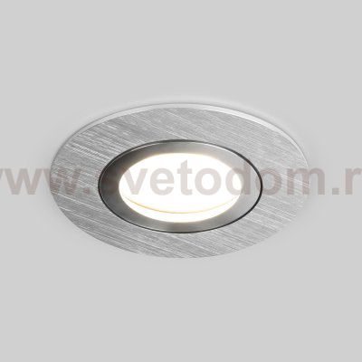 Встраиваемый точечный светильник хром 25001/01 Elektrostandard