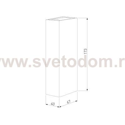 Уличный настенный светодиодный светильник Blaze LED IP54 35136/W черный Elektrostandard