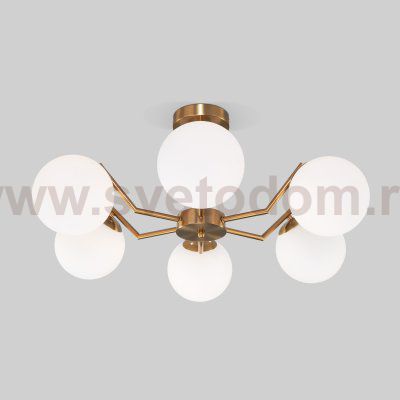 Потолочная люстра 70154/6 латунь Eurosvet