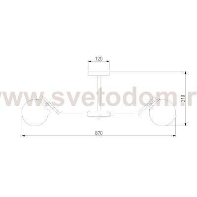 Потолочная люстра 70154/8 латунь Eurosvet