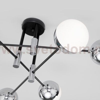 Потолочная люстра в стиле лофт 70129/6 хром Eurosvet