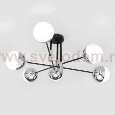 Потолочная люстра в стиле лофт 70129/6 хром Eurosvet