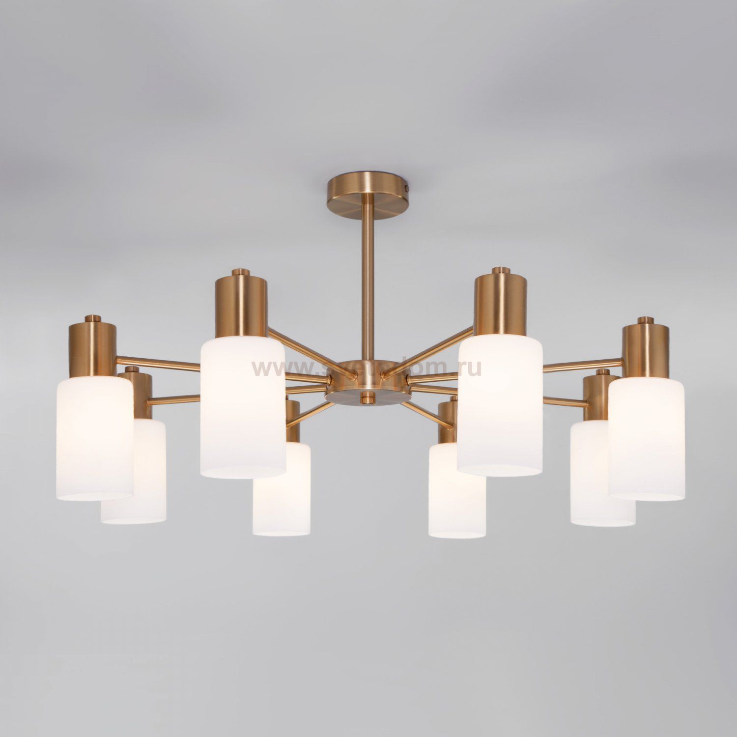 Потолочная люстра в стиле лофт 70160/8 латунь Eurosvet