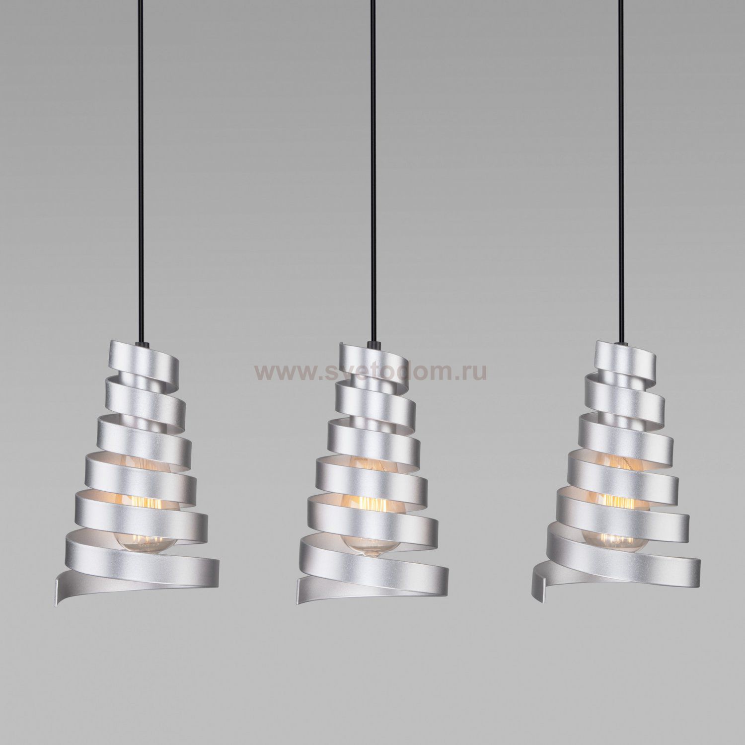 Люстра Eurosvet 50058/3 серебро Storm