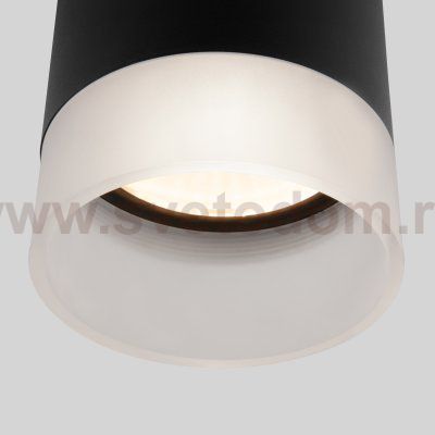 Уличный потолочный светильник Light LED 2107 IP54 35140/H черный Elektrostandard