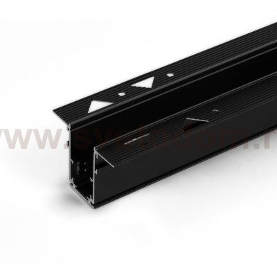 Шинопровод встраиваемый черный 2м Slim Magnetic 85087/00 Elektrostandard