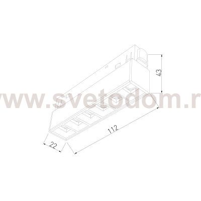 Трековый светильник Slim Magnetic SL01 6W 4200K черный 85004/01 Elektrostandard