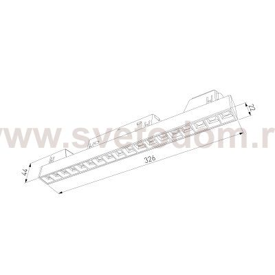 Трековый светильник Slim Magnetic SL03 18W 4200K черный 85006/01 Elektrostandard