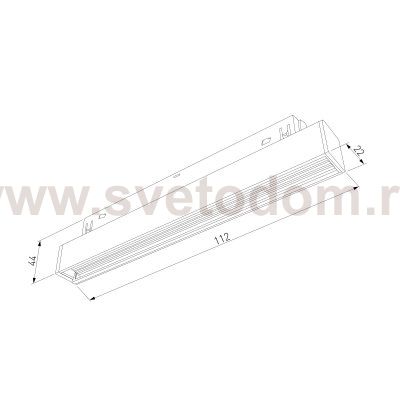 Трековый светильник Slim Magnetic WL01 6W 4200K черный 85007/01 Elektrostandard