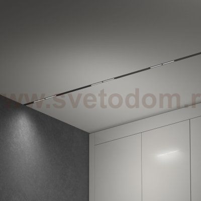 Трековый светильник Slim Magnetic WL02 12W 4200K черный 85008/01 Elektrostandard