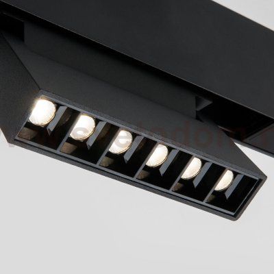 Трековый светодиодный светильник Slim Magnetic HL01 6W 4200K черный 85009/01 Elektrostandard