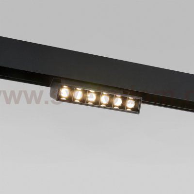 Трековый светодиодный светильник Slim Magnetic HL01 6W 4200K черный 85009/01 Elektrostandard