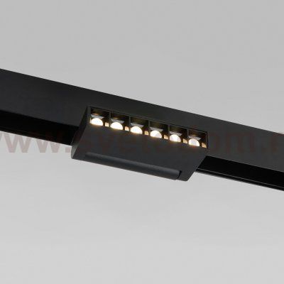 Трековый светодиодный светильник Slim Magnetic HL01 6W 4200K черный 85009/01 Elektrostandard