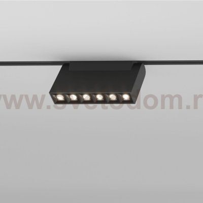 Трековый светодиодный светильник Slim Magnetic HL01 6W 4200K черный 85009/01 Elektrostandard