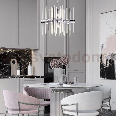 ПОДВЕСНАЯ ЛЮСТРА УМНЫЙ ДОМ 355/6 Smart хром Bogates