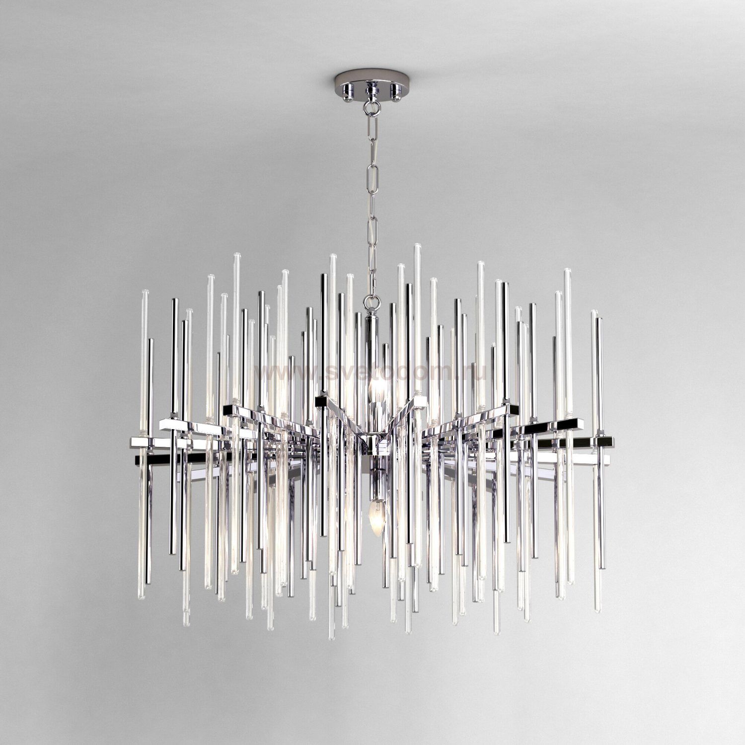 ПОДВЕСНАЯ ЛЮСТРА УМНЫЙ ДОМ 355/8 Smart хром Bogates