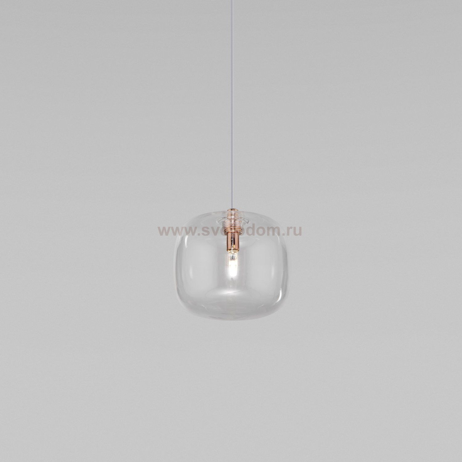 Подвесной светильник со стеклянным плафоном 50128/1 золото Eurosvet