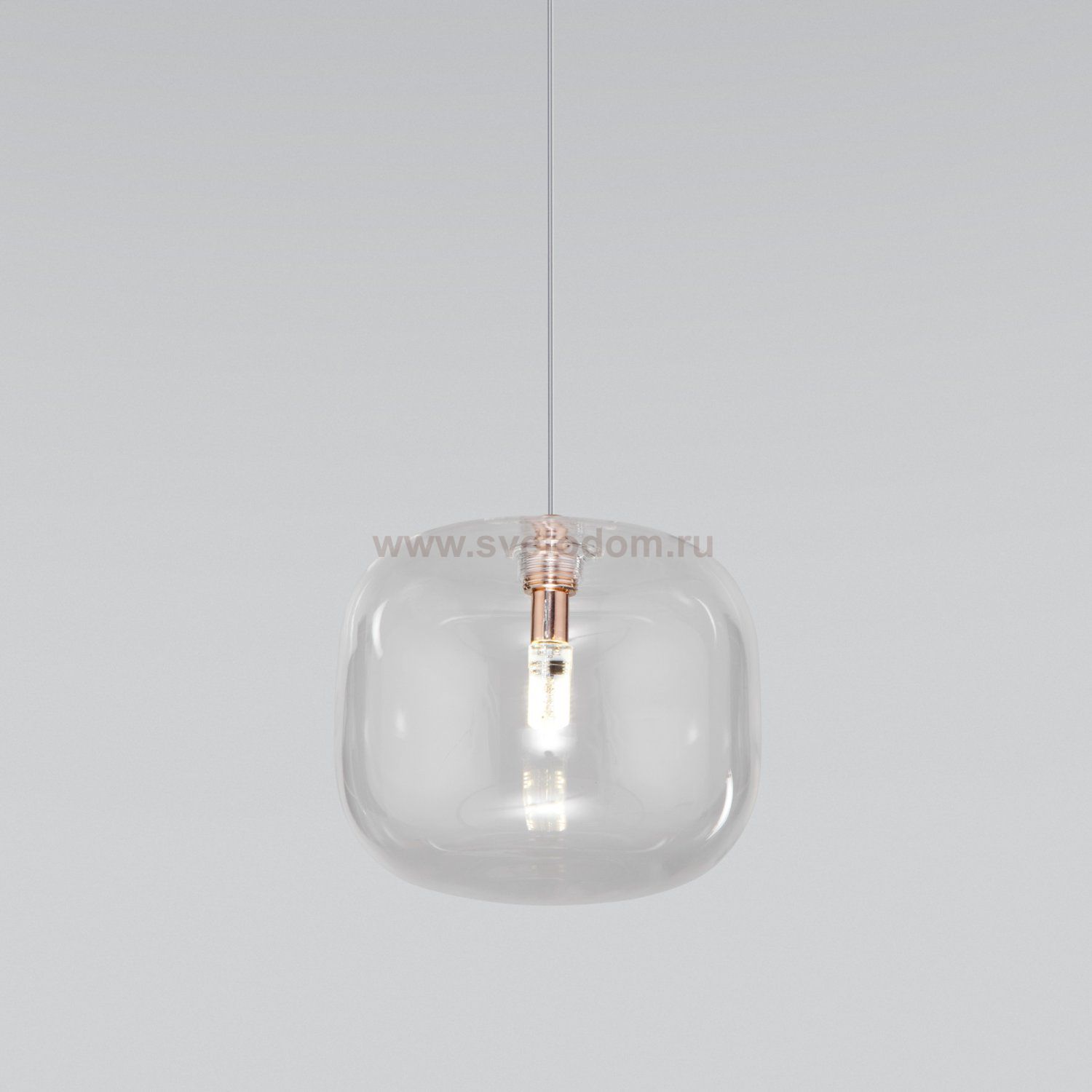 Подвесной светильник со стеклянным плафоном 50129/1 золото Eurosvet