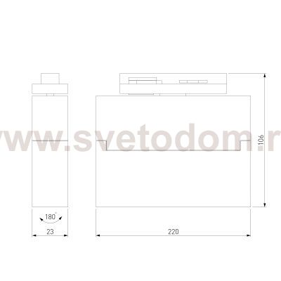 Garda Черный 20W 4200K (85018/01) однофазный 85018/01 Elektrostandard