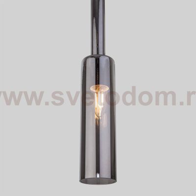 Подвесной светильник со стеклянным плафоном 50226/1 дымчатый Eurosvet